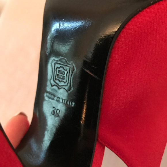 Giani Versace Red shoes/ Sandals Authentic - Picture 7 of 7